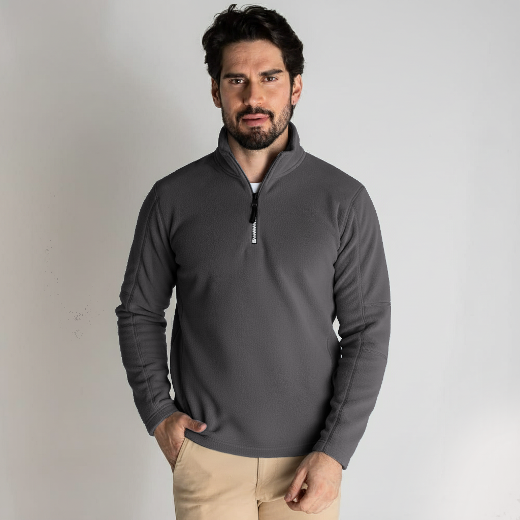 Pull Zippé en Coton