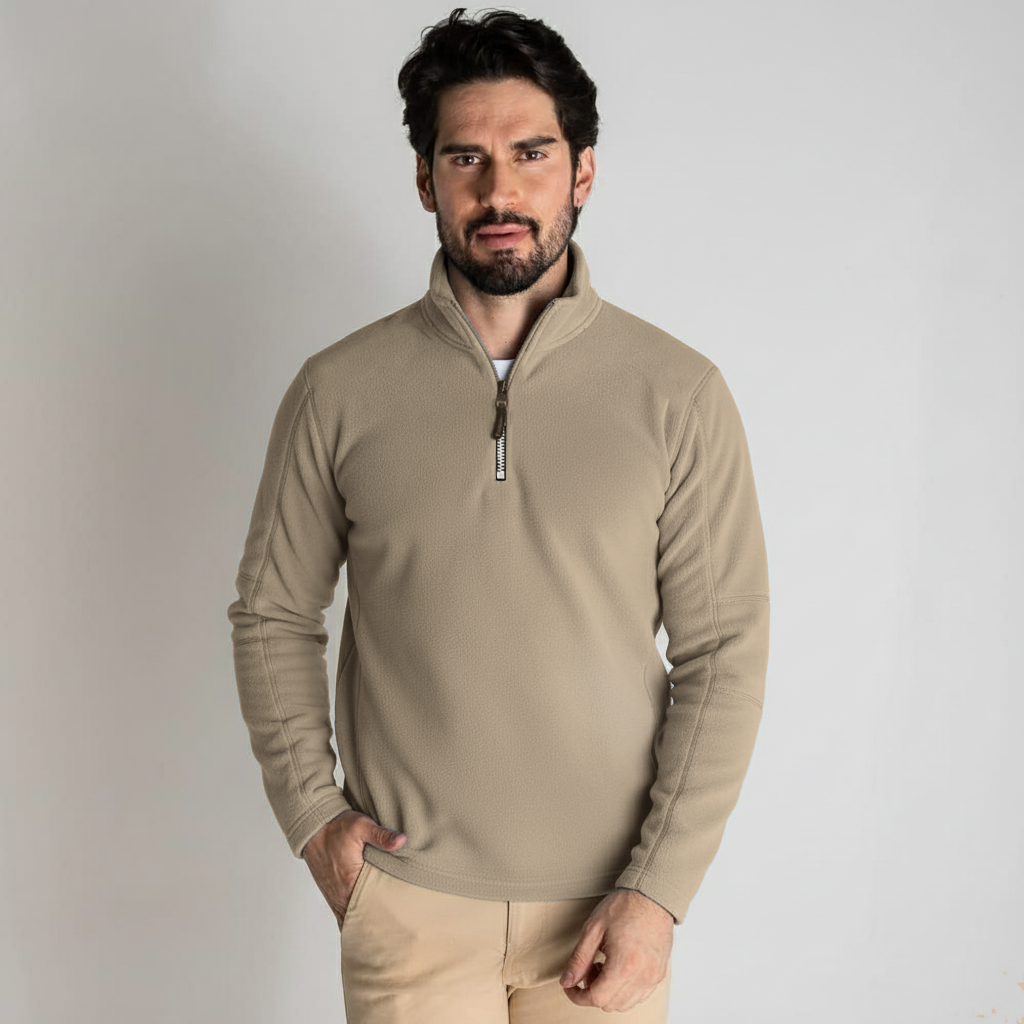 Pull Zippé en Coton