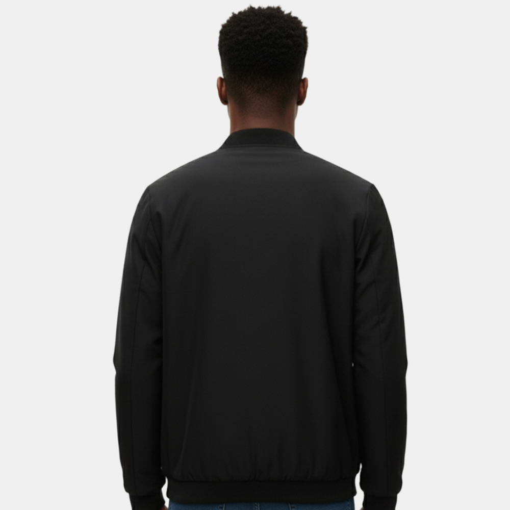 Bomber droite légère zippée